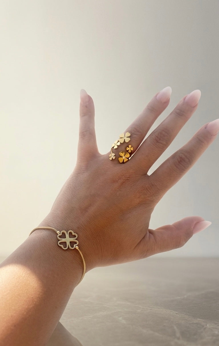 Pulseira Clover Cord⁠